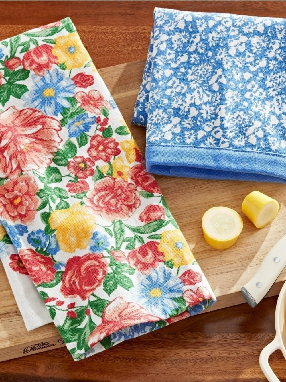The Pioneer Woman Floral Cotton Kitchen Dish Towels - Multicolor